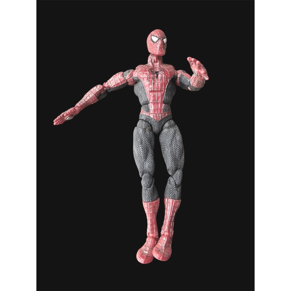 Toy Biz 2003 Spider-Man 2 Magnetic Action Figure Red Black Marvel Movie poseable